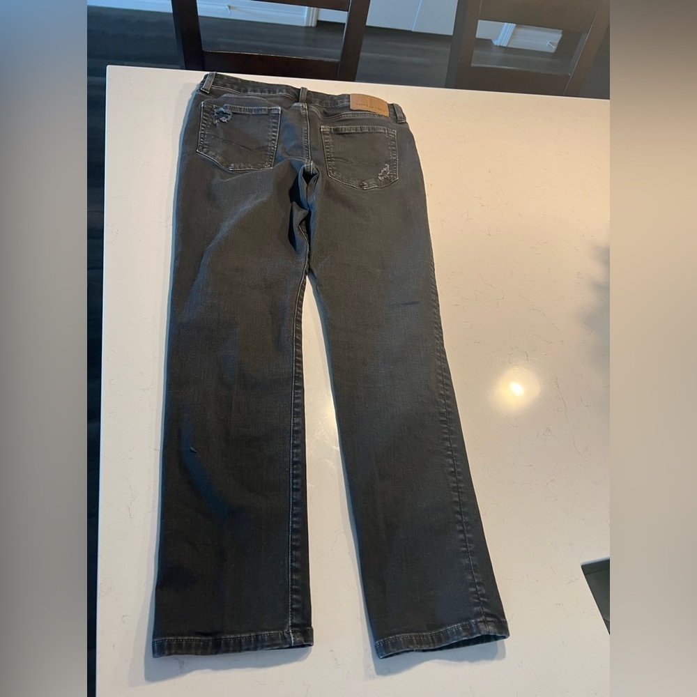 American Eagle Jeans Mens 32x30 Next Level Flex
Slim Gray Med Wash Distressed - Picture 7 of 9